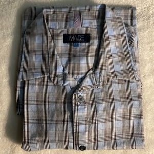 Made by Cam Newton, lightly worn. Size Medium. Light blue.